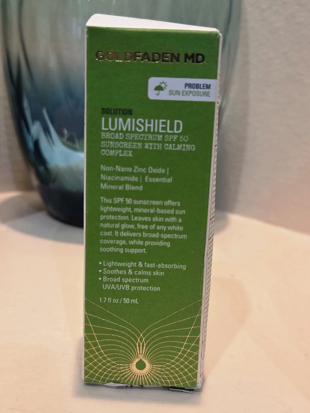 Goldfaden MD LumiShield Broad Spectrum SPF 50 Sunscreen 1.7oz/50mL New